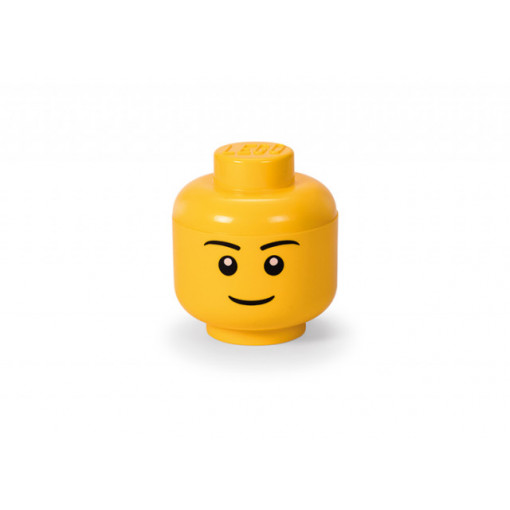 Cutie depozitare S cap minifigurina LEGO baiat
