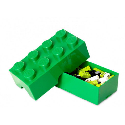 Cutie LEGO pentru sandwich verde inchis