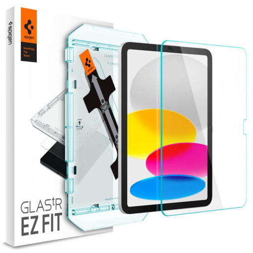 Folie pentru tableta iPad 10 (2022) 10.9 - Spigen Glas.TR EZ FIT - Clear