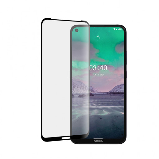 Folie protectie telefon Nokia 3.4 / 5.4 - Mocolo 3D Curved Full Glue Glass - Black