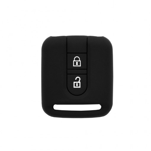Husa pentru cheie Nissan Cabstar, Navara, Micra, Almera - Techsuit Car Key Case (1016.03) - Black