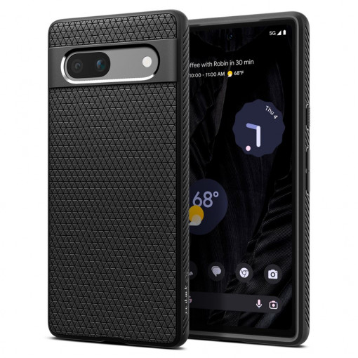 Husa telefon Google Pixel 7a - Spigen Liquid Air - Matte Black