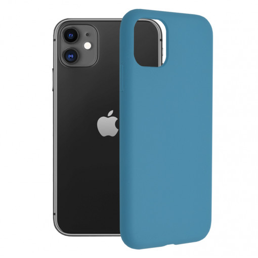 Husa telefon iPhone 11 - Techsuit Soft Edge Silicone - Denim Blue