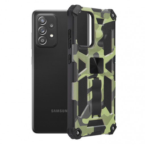 Husa telefon Samsung Galaxy A72 4G / A72 5G - Techsuit Blazor Series - Camo Lime