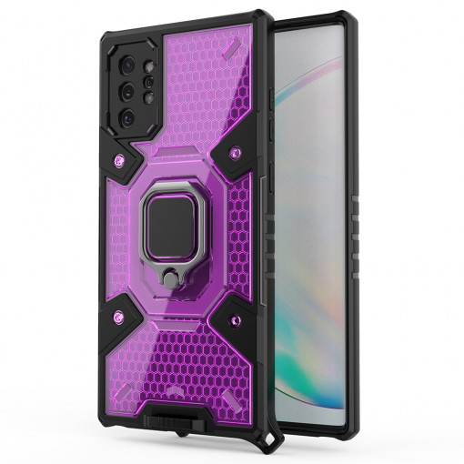 Husa telefon Samsung Galaxy Note 10 Plus / Note 10 Plus 5G - Techsuit Honeycomb Armor - Rose-Violet