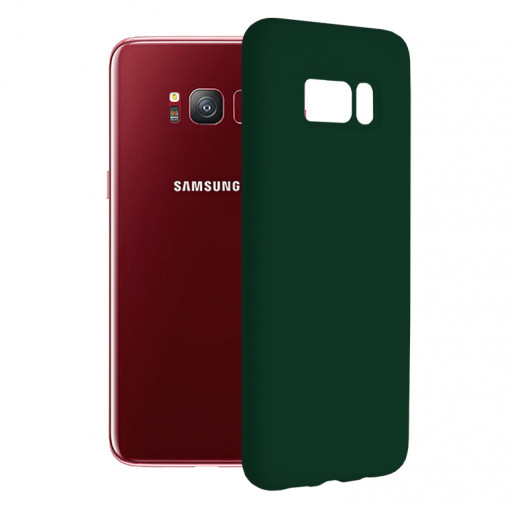 Husa telefon Samsung Galaxy S8 - Techsuit Soft Edge Silicone - Dark Green