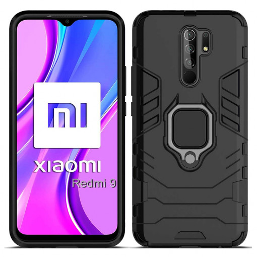 Husa telefon Xiaomi Redmi 9 - Techsuit Silicone Shield - Black