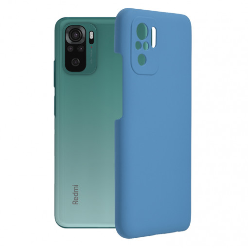 Husa telefon Xiaomi Redmi Note 10 4G / Note 10S / Poco M5s - Techsuit Soft Edge Silicone - Denim Blue