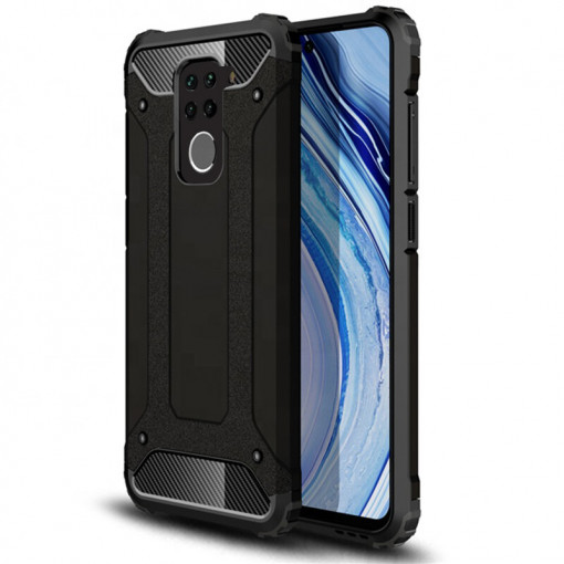 Husa telefon Xiaomi Redmi Note 9 / Redmi 10X 4G - Techsuit Hybrid Armor - Black