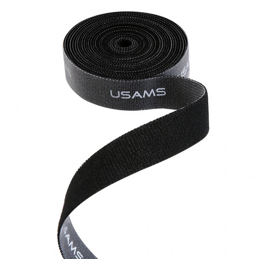 Organizator Cabluri Universal Velcro 5m - USAMS (US-ZB060) - Black