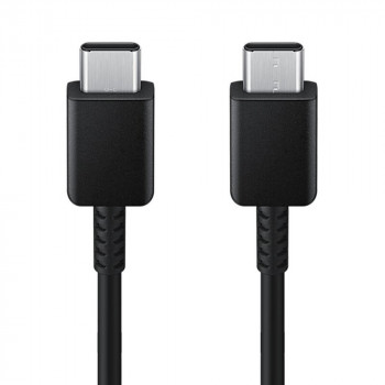 Cablu de Date Type-C la Type-C Fast Charging 3A, 1.8m - Samsung (EP-DX310JBEGEU) - Black (Blister Packing) - Img 1