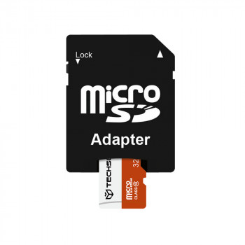Card de Memorie MicroSDHC 32GB + Adaptor - Techsuit - Black - Img 4