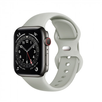 Curea pentru Apple Watch 1/2/3/4/5/6/7/8/SE/SE 2 (38/40/41mm) - Techsuit Watchband (W031) - Gray - Img 1