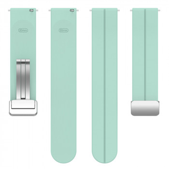 Curea pentru Samsung Galaxy Watch 4/5/Active 2, Huawei Watch GT 3 (42mm)/GT 3 Pro (43mm) - Techsuit Watchband (W011) - Teal Green - Img 3