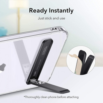 ESR - Desk Holder Boost Kickstand - Adjustable Angle, Vertical and Horizontal Stand, for Phones - Black - Img 2