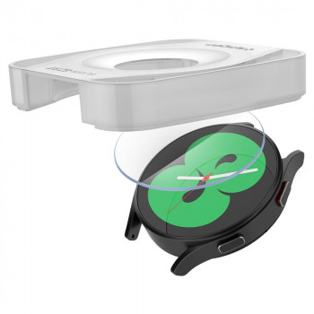Folie pentru Samsung Galaxy Watch 4 / 5 40mm (set 2) - Spigen Glas.TR EZ FIT - Clear - Img 2
