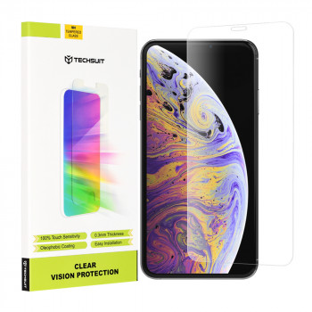 Folie protectie telefon Apple iPhone XS Max / 11 Pro Max - Techsuit Clear Vision Glass - Transparent