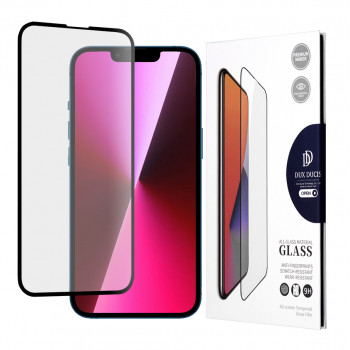 Folie protectie telefon iPhone 13 / 13 Pro / 14 - Dux Ducis Tempered Glass - Black