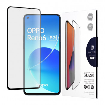 Folie protectie telefon Oppo Reno6 5G - Dux Ducis Tempered Glass - Black