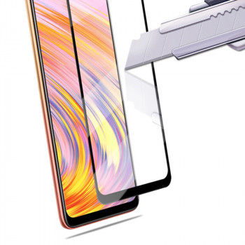 Folie protectie telefon Samsung Galaxy A20 / A30 / A30s / A50 / A50s / M21 / M30 / M30s / M31 - Mocolo 3D Curved Full Glue Glass - Black - Img 3