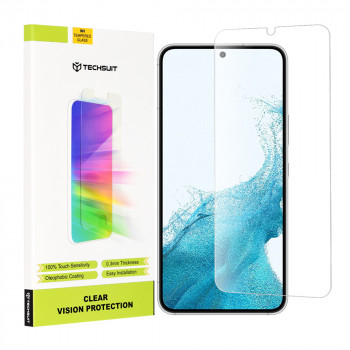 Folie protectie telefon Samsung Galaxy S22 5G / S23 - Techsuit Clear Vision Glass - Transparent