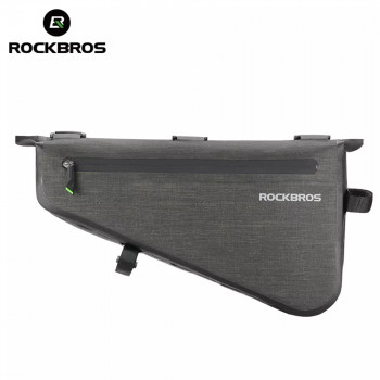 Geanta pentru Bicicleta 8l, 40x23x6cm - RockBros Front Frame (AS-017-1) - Black - Img 3