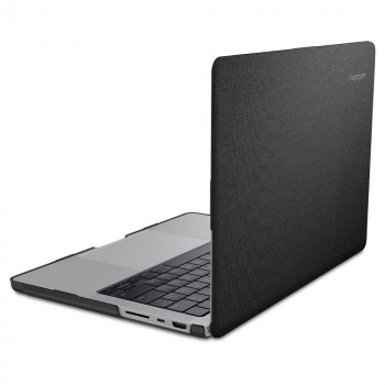 Husa Macbook Pro 16 (2021 / 2022 / 2023) - Spigen Urban Fit - Black - Img 3