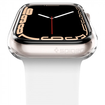 Husa pentru Apple Watch 4 / 5 / 6 / SE / SE 2 / 7 / 8 (40mm / 41mm) - Spigen Liquid Crystal (ACS04195) - Crystal Clear - Img 4