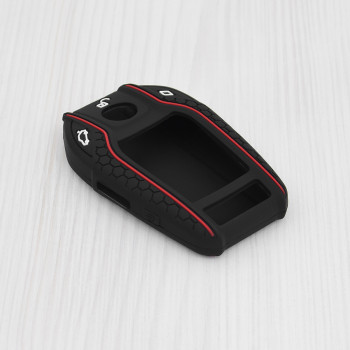 Husa pentru cheie BMW X5, X6/Mercedes-Benz/Audi/VW/Porsche/Land Rover/Honda - Techsuit Car Key Case (2013.06) - Black - Img 2