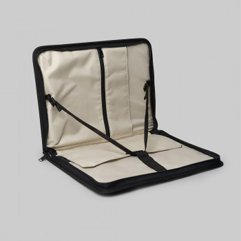 Husa pentru laptop 13" - Ringke Smart Zip Pouch - Light Beige - Img 2