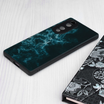 Husa telefon Honor 70 - Techsuit Glaze Series - Blue Nebula - Img 3