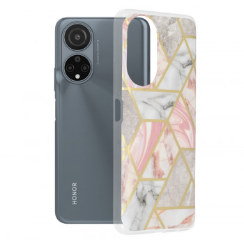 Husa telefon Honor X7 - Techsuit Marble Series - Pink Hex