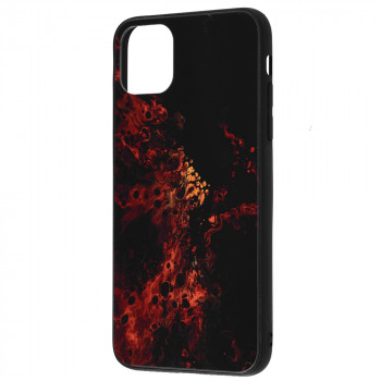 Husa telefon iPhone 11 Pro - Techsuit Glaze Series - Red Nebula - Img 4