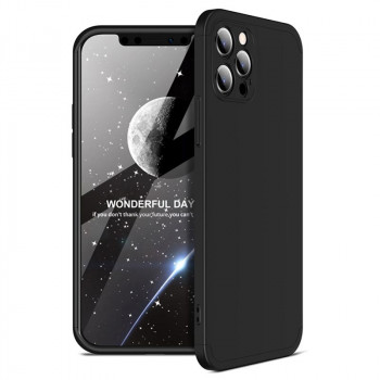 Husa telefon iPhone 13 Pro + Folie - GKK 360 - Black - Img 2