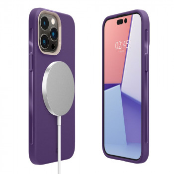Husa telefon iPhone 14 Pro - Spigen Cyrill Ultra Color Mag Safe - Taro - Img 4