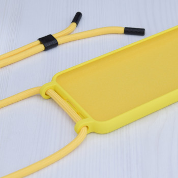 Husa telefon iPhone 15 - Techsuit Crossbody Lanyard - Yellow - Img 2