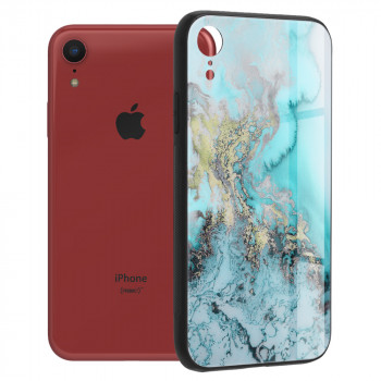 Husa telefon iPhone XR Techsuit Glaze - Blue Ocean