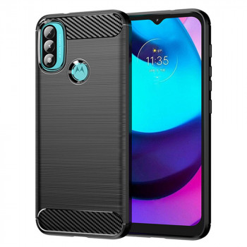 Husa telefon Motorola Moto E20 / Moto E30 / Moto E40 - Techsuit Carbon Silicone - Black