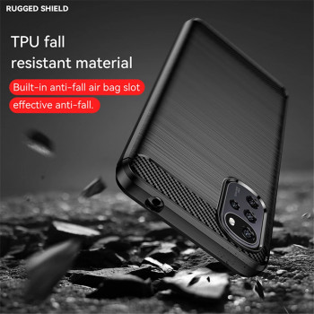 Husa telefon Motorola Moto G22 - Techsuit Carbon Silicone - Black - Img 3
