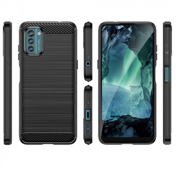 Husa telefon Nokia G11 / G21 - Techsuit Carbon Silicone - Black - Img 2