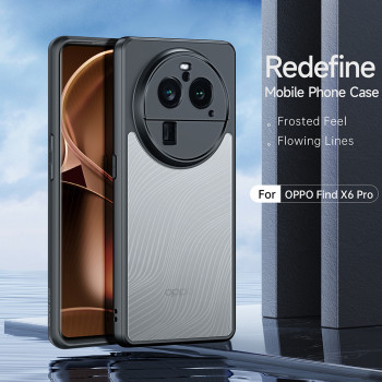 Husa telefon Oppo Find X6 Pro - Dux Ducis Aimo Series - Black - Img 4