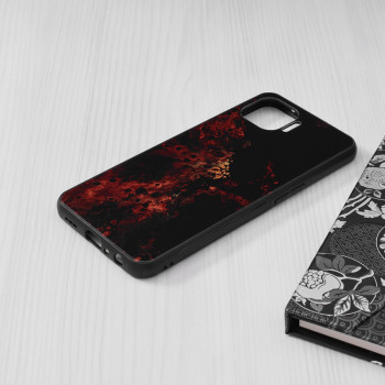 Husa telefon Oppo Reno4 Lite - Techsuit Glaze Series - Red Nebula - Img 4