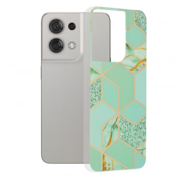 Husa telefon Oppo Reno8 - Techsuit Marble Series - Green Hex