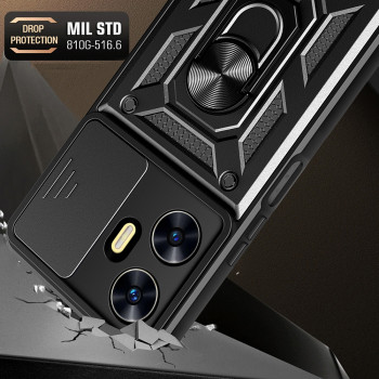 Husa telefon Realme C55 - Techsuit CamShield Series - Black - Img 4
