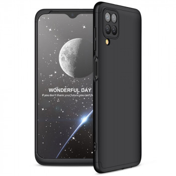 Husa telefon Samsung Galaxy A12 / A12 Nacho + Folie - GKK 360 - Black - Img 2