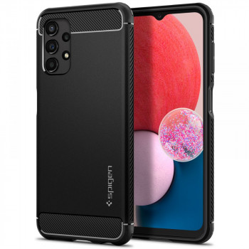 Husa telefon Samsung Galaxy A13 4G - Spigen Rugged Armor - Black - Img 1