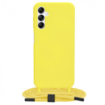 Husa telefon Samsung Galaxy A14 4G / A14 5G - Techsuit Crossbody Lanyard - Yellow