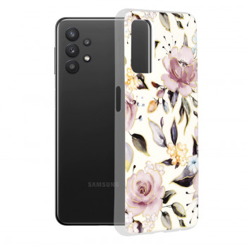 Husa telefon Samsung Galaxy A32 5G - Techsuit Marble Series - Chloe White