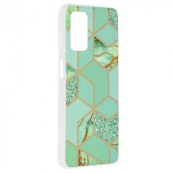 Husa telefon Samsung Galaxy A32 5G - Techsuit Marble Series - Green Hex - Img 2