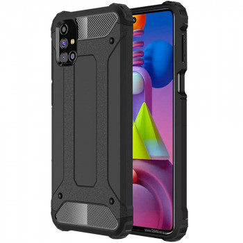 Husa telefon Samsung Galaxy A51 5G - Techsuit Hybrid Armor - Black - Img 1